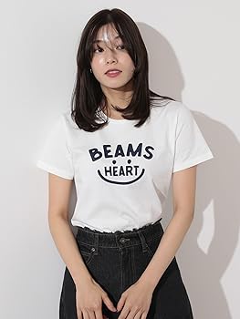 Amazon.co.jp: Beams Heart Women's Printed TEE Smile Logo T